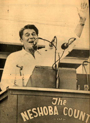 Reagan at Neshoba County Fair